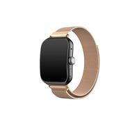 Bracelet pour Oppo Watch 3 Pro Acier Inoxydable Milanais Magnétique Rose Gold