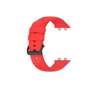 Bracelet pour Oppo Watch 3 Pro Silicone Soft-Touch Sange à Trous Avizar rouge G