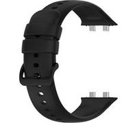 Bracelet pour Oppo Watch 3 Silicone Soft-Touch Sange à Trous Avizar noir G