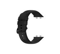 Accessoires bracelet et montre connectée Avizar Bracelet pour Oppo Watch 3 Silicone Soft-Touch Sange à Trous noir