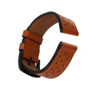 Bracelet pour Samsung Galaxy Watch 4 en Cuir Ajustable avec Boucle Ardillon Marron