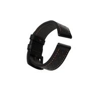 Bracelet Samsung Galaxy Watch 4 en Cuir Ajustable avec Boucle Ardillon Noir