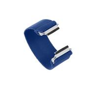 Bracelet pour Samsung Galaxy Watch 4 en nylon Tissé Auto ajustable Bleu