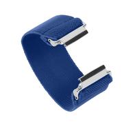 Bracelet pour Samsung Galaxy Watch 4 en nylon Tissé Auto ajustable bleu