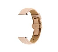 Bracelet pour Samsung Galaxy Watch 5 / 5 Pro / 4 Cuir véritable Boucle Papillon Rose
