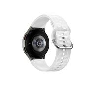 Bracelet pour Samsung Galaxy Watch 5 / 5 Pro / 4 Silicone Texturé Losange Blanc