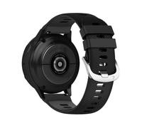 Bracelet pour Samsung Galaxy Watch Active 2 40mm Silicone Texturé et Ajustable - Noir