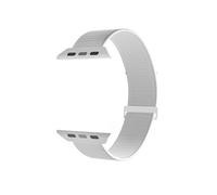 Bracelet pour Watch 38-40-41-42mm Nylon Sport Ajustable et Confortable Blanc / Gris