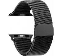 Devia 325052BK MILANESE LOOP 40MM SBLK Bande Noir Acier inoxydable