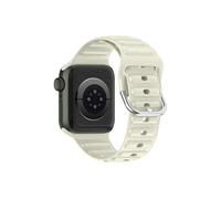 Bracelet pour Watch 41mm / 40mm / 38 mm Silicone Ajustable Beige