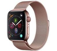 Bracelet pour Watch 42 / 45 / 49mm Elégant en Maille Milanaise Rose