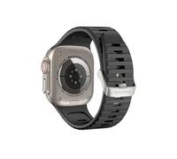 Bracelet pour Watch 49 / 45 / 44 / 42m en Silicone Ultra Traction Noir