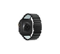 Nomad Goods Bracelet pour Watch Stratos 49 mm – Magnétique, design hybride, titane, noir