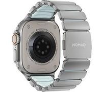 Bracelet pour Watch 49mm Magnétique Design Hybride Modèle Stratos Nomad Gris