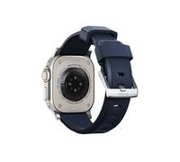 NOMAD Rugged Strap Atlantic Bleue Connector Argent 42/44/45/49mm