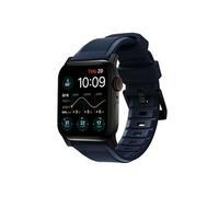 Nomad Nomad Bracelet robuste FKM Watch Series 1 á 10 / SE / Ultra (2) (44/45/46/49 mm) Noir/Bleu Bleu