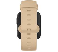 Bracelet pour Xiaomi Mi Watch Lite / Redmi Watch Silicone Boucle ardillon Beige