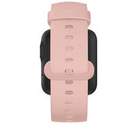 Accessoires bracelet et montre connectée AVIZAR Bracelet pour Xiaomi Mi Watch Lite / Redmi Watch Silicone Soft touch Premium Rose Clair Ajustable par Boucle Ardillon