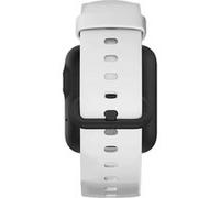 Bracelet pour Xiaomi Mi Watch Lite / Redmi Watch Silicone Soft touch Premium Blanc Ajustable par Boucle Ardillon Avizar G