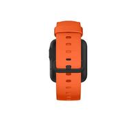 Bracelet pour Xiaomi Mi Watch Lite / Redmi Watch Silicone Soft touch Premium Orange Ajustable par Boucle Ardillon Avizar