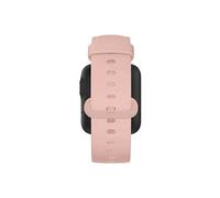 Bracelet pour Xiaomi Mi Watch Lite / Redmi Watch Silicone Soft touch Premium Rose Clair Ajustable par Boucle Ardillon