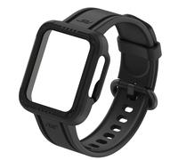 Bracelet pour Xiaomi Redmi Watch 2 Lite / Watch Lite / Redmi Watch 2 / Redmi Watch Silicone Bumper Ajustable Avizar noir