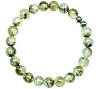 Bracelet préhnite épidote