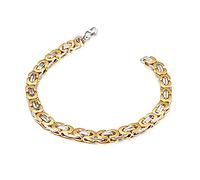 Bracelet premium pour hommes en acier inoxydable en acier inoxydable bracelet hip hop rappeur de mode Great cadeau pour hommes et femmes, 10 mm21 cm, acier inoxydable, pas de pierre précieuse.