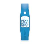 Bracelet Qr SOS d'origine Urgence, avec ou sans problèmes de santé, accident, inconscience, soins de santé, médical, identification, état de santé, mesure, contacts (Taille XL, Bleu)