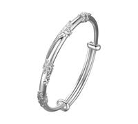 Bracelet Quartz Couple Largeur Acier Bijoux Fashion Jewelry Adjustable 925 Silver Cuff Bangles For Women Mom Wife Valentine Mothers Day Maman Plusieurs De Pour Empilable Bijoux (D, One Size)