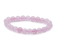 Bracelet quartz rose du Brésil en 8 mm