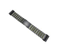 Bracelet Quick Fit 26mm en titane et silicone Pour Garmin Fenix 8 Pro 51mm 6X 7X/EpixPro/D2 Mach2/TACTIX/Quatix(Black Green,26mm(Fenix 7X 6X/Pro 5XPlus))