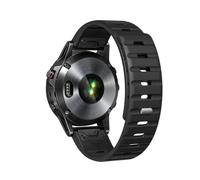 Bracelet QuickFit 26 mm 22 mm for montre Garmin Fenix8 7 7X 6 6X 5X Plus/Epix Pro Gen 2 43 mm 47 mm 51 mm en silicone Enduro 3(Black,26mm For Fenix 5X 5XPlus)