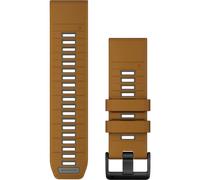 Bracelet QuickFit 26mm Garmin en silicone, cuir, métal - Marron