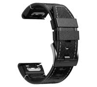 Bracelet QuickFit en cuir et silicone de 22 mm et 26 mm pour Epix Gen 2/7/7X Pro/Enduro Bracelet de sport hybride avec bouton en métal, Quickfit 26mm
