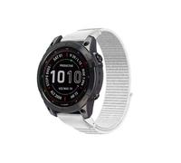 imoshion Bracelet QuickFit® en nylon - Connexion Garmin 20 mm - Taille L/XL - Blanc