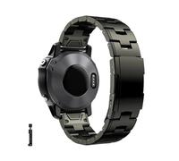 Bracelet Quickfit en titane 26 mm/22 mm Pour Garmin Fenix 8/6/6X/6XPro/7/7X/5/5X/5XPlus/3/Forerunner 945/935(Titanium Gray,22mm(7/6/5))