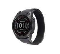 imoshion Bracelet QuickFit® Milanais - Connexion Garmin 20 mm - Taille L/XL - Noir