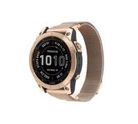imoshion Bracelet QuickFit® Milanais - Connexion Garmin 22 mm - Taille L/XL - Rose Gold