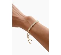 Bracelet réglable en forme de Baguette en Zircon, élégant, scintillant, bijoux à la mode, cadeau pour elle