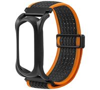 Bracelet réglable en Nyon tissé doux + étui de protection pour enregistreur vocal PLAUD NotePin AI, broche améliorée de 18 mm à dégagement rapide pour un remplacement facile du bracelet, orange et