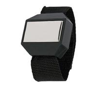 Bracelet réglable pour outils - Ceinture pour la récupération de pièces métalliques dans le garage, l'atelier - Pour maintenir des vis, du poignet - Support magnétique pour ceinture