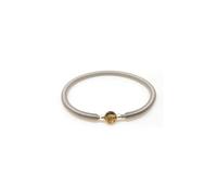 Bracelet Ressort Acier Et Ambre