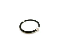 Bracelet Ressort Et Habillage Noir