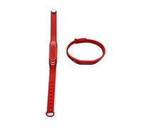 Bracelet Rfid En Silicone Avec Étiquette Intelligente,Lecture Seule,Porte-Clés,Carte De Contrôle D'accès Étanche,Id,Em4100,Tk4100,125khz,1pc - Type 1pcs Red #B