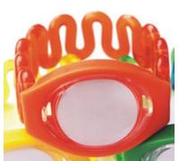 Bracelet Rfid étanche avec M1 13.56mhz,montre porte-clés,carte d'identité pour accès,en Silicone - Type Crystal Case red