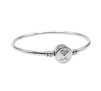 Bracelet rigide Tubulaire en argent 925 - Les Folies (Modèle Pandora)