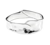 Bracelet rigide Uno de 50 en alliage métallique plaqué argent sterling