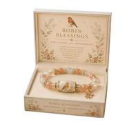 Bracelet Robin en Édition Limitée 2026 avec Boîte Cadeau, Bijoux Inspirants Hibou Hummingbird, Bijoux de Souhaits de Printemps pour Femmes, Accessoire Perlé pour Fête Anniversaire