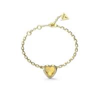 Bracelet romantique plaqué or avec cœur Mon Amour JUBB04607JWYG - Longueur : 14,5 cm